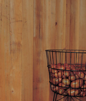 
Exterior siding made of river-recovered cypress is a beautiful, earth friendly option. Goodwin Heart Pine Company
